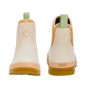 Stivali da Pioggia alla Caviglia Personalizzati per Donne, Impermeabili in Gomma Naturale, Stivali da Giardino, Produttore OEM - Product Image 2
