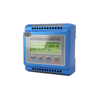 Débitmètre d'eau 4-20 mA 4G GPRS Lora DN15 DN32 à pince modulaire à ultrasons pour l'eau, le carburant, le diesel, l'essence, les liquides