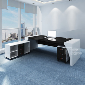Conception Moderne faite sur commande De Peinture En Bois CEO Mobilier De Bureau Bureau Bureau Table - Product Image 3