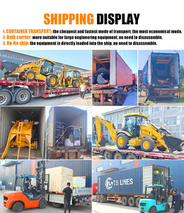 New lật trái đất di chuyển máy móc giá rẻ <span class=keywords><strong>towable</strong></span> backhoe <span class=keywords><strong>loader</strong></span> máy xúc để bán - Product Image 5