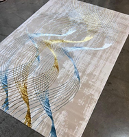 Tapis de salon géométrique imprimé en 3D, tapis moderne, style européen, tapis nordiques