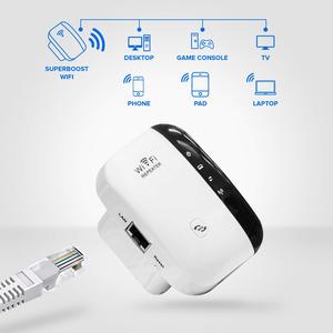 Répéteur WiFi Amplificateur de Signal 300 Mbps, Extenseur de Portée Réseau Sans Fil 2.4G, LGX-D3 Installation Simple - Product Image 4