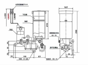 ปั๊มจ่ายจาระบี SK-505 SK505 กำลังไฟ 24VDC แรงดัน 2100 Psi สำหรับเครื่องจักรอุตสาหกรรม มอเตอร์แบบลูกสูบเรเดียลไหลสูง - Product Image 5