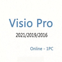 Resmi Visio 2024/2021/2019/2016 Pro Aktivasyon Anahtarı Kullanıcı PP Orjinal Perakende Lisans Kodu %100 Ömür Boyu Stokta Hızlı Teslimat