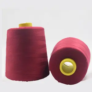 Fabricantes atacado cor poliéster têxtil bordado linha roupas borla bordado diy computador bordado linha