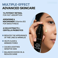 Sérum Booster Rétinal : Rétinaldéhyde, Niacinamide, Acide Hyaluronique – Unifie le Teint, Réduit les Ridules, Répare les Peaux Sensibles, Anti-Âge Visage