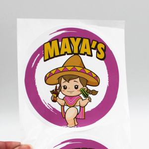 สติกเกอร์ฉลากกลม กันน้ำ สติกเกอร์โลโก้แบบกำหนดเองสำหรับขวดเครื่องดื่ม สติกเกอร์ฉลากแบบ <span class=keywords><strong>Kiss</strong></span> Cutting แบบม้วน - Product Image 3