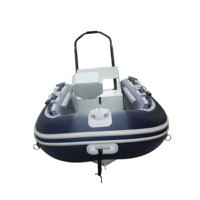 Bateau de pêche gonflable en PVC 3M, nouvelle conception, léger, en aluminium, haute vitesse, 300 RIB, luxe, 0,9T, à vendre