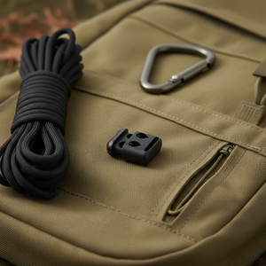 ตัวล็อคเชือกแบบสปริงพลาสติก ABS สำหรับขายส่ง ปรับความยืดหยุ่นได้ ปราศจากนิกเกิล ดีไซน์ทรงสี่เหลี่ยมผืนผ้า สำหรับกระเป๋า ตัวล็อคเชือกแบบจมูกหมู - Product Image 4