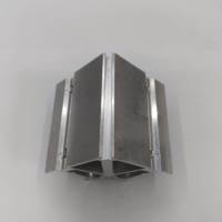 Soporte de Esquina de Aluminio Integrado Moderno y Duradero 6063-T5, Fundido a Presión de 90 Grados con Tornillo para Conexión de Marcos de Ventanas y Puertas