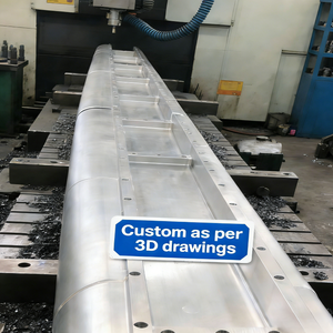 Services de traitement sur mesure de pièces détachées CNC en aluminium anodisé pour équipements industriels de grande taille, usinage sur mesure en acier inoxydable - Product Image 1