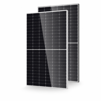 Panneau solaire bifacial 550W 580W 600W type N, module solaire double vitrage, 23,2% d'efficacité élevée, panneau PV IP68 1500V pour ferme solaire