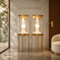 Vitrine de luxe en verre pour bijoux avec éclairage LED pour centres commerciaux - Présentoir durable et écologique