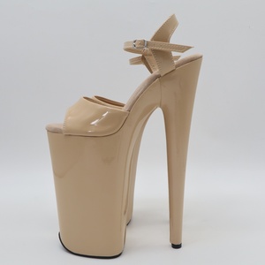 Sandali da donna Nikesi con <span class=keywords><strong>tacco</strong></span> alto 26 cm (<span class=keywords><strong>10</strong></span> pollici), open toe, impermeabili, con plateau in plastica, per pole dance, <span class=keywords><strong>tacco</strong></span> a spillo, per ogni occasione - Product Image 4