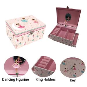 Boîte à <span class=keywords><strong>musique</strong></span> de ballet Jakos Factor avec deux tiroirs pour filles, <span class=keywords><strong>musique</strong></span> <span class=keywords><strong>LAC</strong></span> DE <span class=keywords><strong>CYGNES</strong></span> - Product Image 2