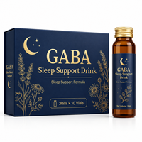 Boisson relaxante nocturne GABA 30 ml, complément liquide, boisson relaxante nocturne aux ingrédients à base de plantes