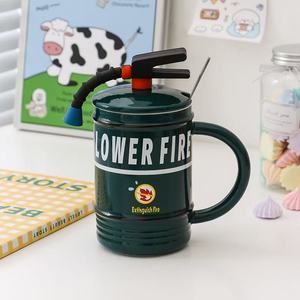 M 480ML Drôle Extincteur Tasse Bureau Salon Extérieur Personnalité Tasse À Thé Mâle Femelle Étudiante Couple Tasse En Céramique - Product Image 4