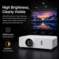 Proyector LCD Panasonic PT-VX430 de 4500 Lúmenes, Proyector Empresarial XGA para Aulas, Salas de Reuniones y Conferencias