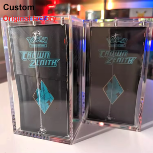 Acrylic vương miện Zenith pokemo trung tâm Elite huấn luyện viên hộp cộng với bảo vệ cao cấp bảo vệ Acryl etb cộng với từ trường hợp hiển thị - Product Image 5