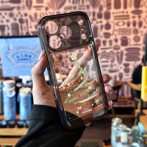 Funda para Teléfono Compatible con Apple 17 Pro Max, Diseño Navideño 2025, Nueva Funda Protectora con Diseño de Árbol de Navidad Brillante - Product Image 6