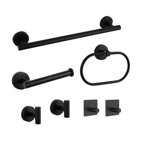 GXY Stainless Steel Towel Bar <b>Set</b> Wall Mounted Bathroom Hardware Kit Corrosion Prevention - Product Image 5