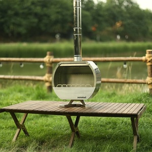 Comprare alla rinfusa in acciaio inox leggero all'aperto da campeggio e Backpacking stufa con <span class=keywords><strong>legna</strong></span> secca Color argento per tutte le stagioni - Product Image 4