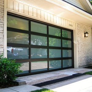 Portes <span class=keywords><strong>de</strong></span> <span class=keywords><strong>garage</strong></span> sectionnelles motorisées avec protection contre les intempéries en fibre <span class=keywords><strong>de</strong></span> verre/verre organique/verre trempé - Product Image 4