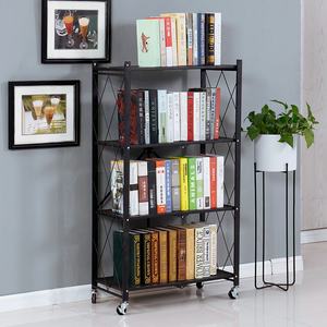 Étagères de rangement à roulettes pliantes pliables à 3/<span class=keywords><strong>4</strong></span>/5 étagères robustes pour garage cuisine boulangers placard support pliable - Product Image 2