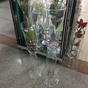 LHP060 शीर्ष बिक्री ट्रॉफी आकार सजावटी ग्लास फूलदान में सोने के रंग - Product Image 6