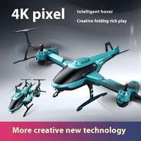 Caméra de drone à quatre axes Rechargeable V10 avion en plastique extérieur Durable débutant hélicoptère télécommandé en vol stationnaire électrique