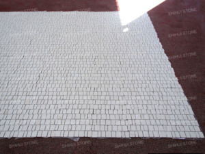 SH STONE <span class=keywords><strong>Mosaico</strong></span> di Lusso in Pietra Calcarea Beige Myra Levigata con Design a Rete per Rivestimenti di Pareti in Hotel, Piscine e Spa - Product Image 6