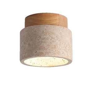 Lampe de balcon style Wabi-Sabi, rétro, pour hall d'entrée, couloir, pierre de grotte, ancien, japonais Chabi-S - Product Image 5