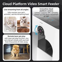 Nouveau Distributeur Intelligent d'Aliments pour Animaux 4L Écologique 2026 avec Caméra, Bol Programmable, Vidéo Tuya, Contrôle par Application WiFi 5G, Écran LCD en Plastique/Acier Inoxydable
