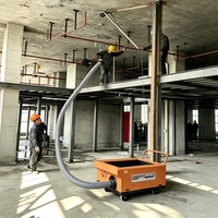 Mini pompe à béton électrique portable, équipement de construction pour le transport du béton, machine à pomper le ciment et le mortier