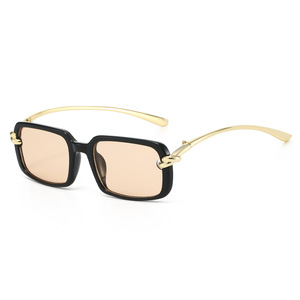 <span class=keywords><strong>Gafas</strong></span> <span class=keywords><strong>de</strong></span> <span class=keywords><strong>Sol</strong></span> Cuadradas <span class=keywords><strong>con</strong></span> Diseño <span class=keywords><strong>de</strong></span> Nudo <span class=keywords><strong>de</strong></span> <span class=keywords><strong>Cuerda</strong></span> y Varillas Metálicas, Estilo Vintage, Protección UV400 para Mujer, Novedad 2026 - Product Image 6