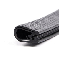 Bande de protection en caoutchouc EPDM autocollante en forme de U, en mousse éponge, pour les portes, les fenêtres, les bâtiments, les vitres, bande d'étanchéité découpable