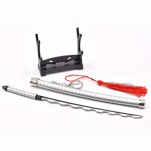 Fabricación venta japonés popular <span class=keywords><strong>anime</strong></span> Demon slaye exclusivo katana boca Yinosuke artesanía de metal espada de plata llavero en stock - Product Image 2