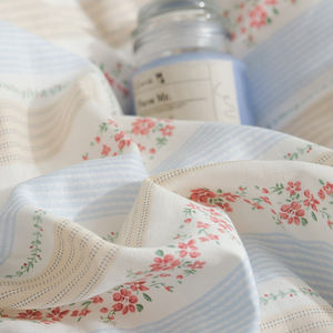 Set di biancheria da <span class=keywords><strong>letto</strong></span> indossabile in quattro pezzi con doppio filato di cotone 100% semplice personalizzato all'ingrosso - Product Image 4