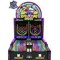 Nouvelle Machine de Bowling d'Arcade à Monnayeur avec Balle Choc, 2 Joueurs, pour Enfants, Récompense, Idéale pour Centres Commerciaux et Parcs d'Attractions