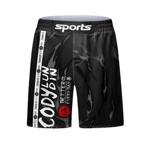 Shorts de <span class=keywords><strong>boxe</strong></span> MMA respirants en gros pour garçons, enfants, sport, fitness, pantalons thaïlandais pour la course et les combats, vêtements d'arts martiaux pas chers - Product Image 4