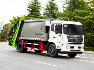Camion de ramassage des déchets Dongfeng 4X2 12/15m³ de qualité supérieure avec compacteur pour l'élimination des déchets commerciaux - Product Image 2