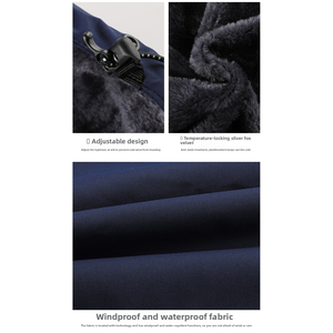 Traje de Asalto para Exteriores, Capucha Desmontable, Impermeable, Cortavientos, Transpirable, Traje de Montañismo, Forro Polar - Product Image 3