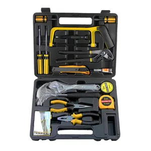 22PCS Complete Household Precision Home Maintenance Hand Tools Box Kit Set Professional Hand Tool Set