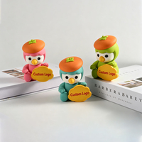 Figurines d'animaux miniatures en PVC 3D personnalisées, ensemble de jouets artistiques, mignonnes figurines de dessin animé en boîte mystère pour décoration de bureau, cadeau de collection