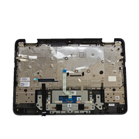 Palmrest Original 034Y6Y 34Y6Y untuk Dell Chromebook 11 3100 2 in 1 Palmrest Upper Case dengan Touchpad Tanpa Lubang Kamera