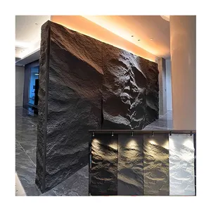 1200x3000mm Big wall veneer PU stone panel artificial stone polyurethane big slab manufacturer in China