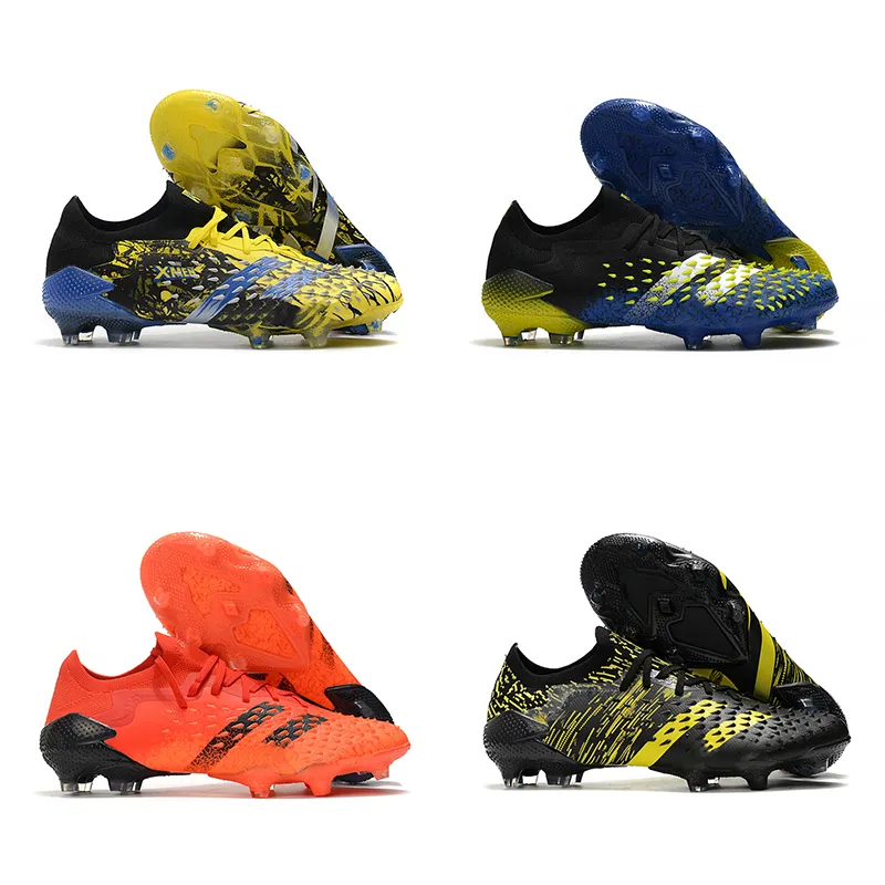 Factory Futsal Shoes Hot Selling Quality Men PREDATOR FREAK FG Outdoors Football Boots High Ankle Soccer Shoes