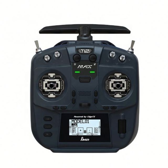 T12 MAX Remote Control RC FPV Drone ELRS 2.4G/915MHz HALL Gimbal RDC50 1W RF Module Full Function Long Range Airplane DIY