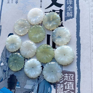 Factory Wholesale of Xiu Stone Sunflower and <strong>Lotus</strong> Pendant Jewelry, <strong>Lotus</strong> Pendant for DIY Handicraft Accessories and Ornaments. - Product Image 4