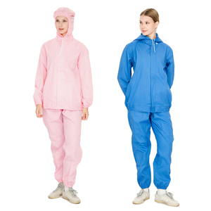 Venta al por mayor de ropa de trabajo de la industria alimentaria personalizada a prueba de polvo fábrica de procesamiento de alimentos trabajadores uniformes fabricante de alimentos ropa - Product Image 1